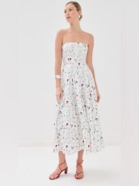 NWT Azeeza Sable Midi Dress in Multi Floral Small